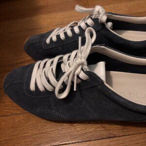 J. Crew Navy Blue Suede Sneakers